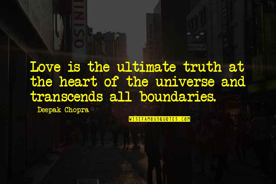 Love Deepak Chopra Quotes By Deepak Chopra: Love is the ultimate truth at the heart Love Deepak Chopra Quotes By Deepak Chopra: Love is the ultimate truth at the heart