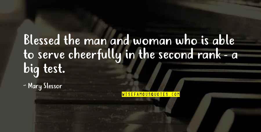 Love In The Time Of Cholera Flower Quotes By Mary Slessor: Blessed the man and woman who is able Love In The Time Of Cholera Flower Quotes By Mary Slessor: Blessed the man and woman who is able