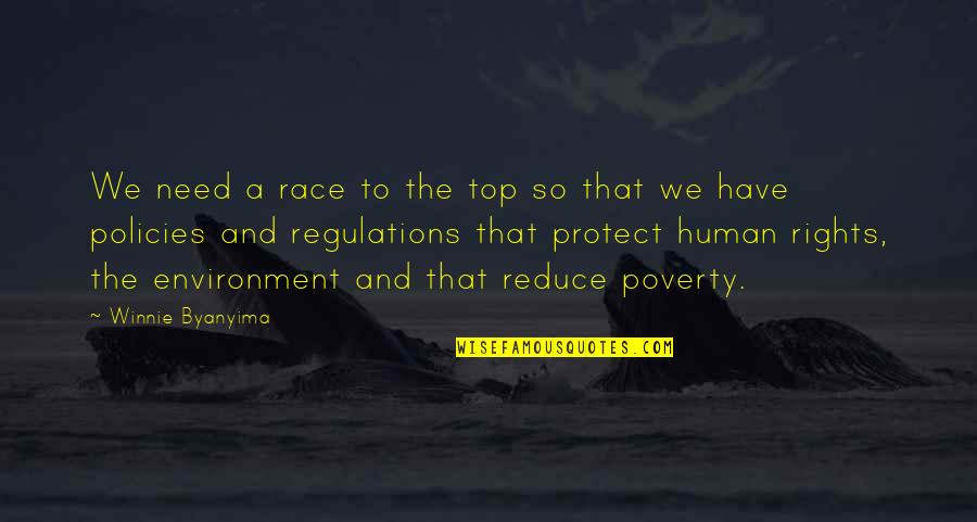 Love Is A Powerful Force Quotes By Winnie Byanyima: We need a race to the top so
