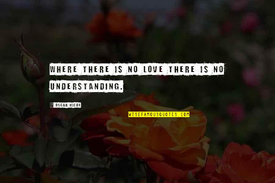 Love Oscar Wilde Quotes By Oscar Wilde: Where there is no love there is no