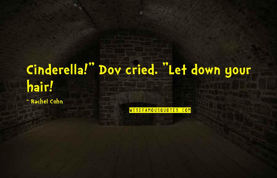 Love Poems And Sayings Quotes By Rachel Cohn: Cinderella!" Dov cried. "Let down your hair!