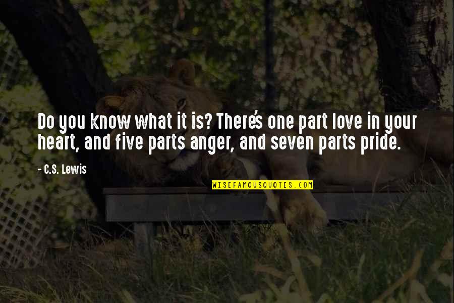 Love Pride Quotes By C.S. Lewis: Do you know what it is? There's one