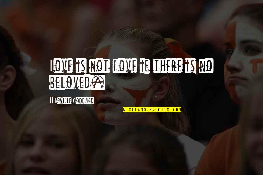 Love There Is Quotes By Neville Goddard: Love is not love if there is no