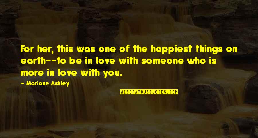 Love With Tagalog Quotes By Marione Ashley: For her, this was one of the happiest