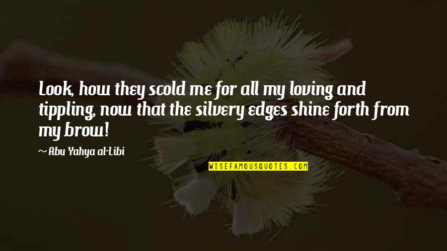 Loving How You Look Quotes By Abu Yahya Al-Libi: Look, how they scold me for all my