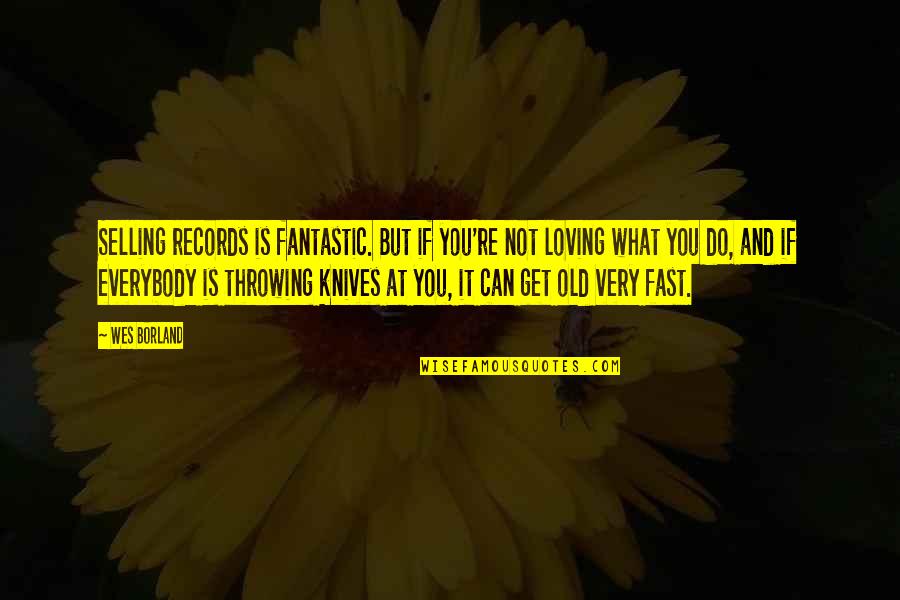 Loving What You Do Quotes By Wes Borland: Selling records is fantastic. But if you're not Loving What You Do Quotes By Wes Borland: Selling records is fantastic. But if you're not