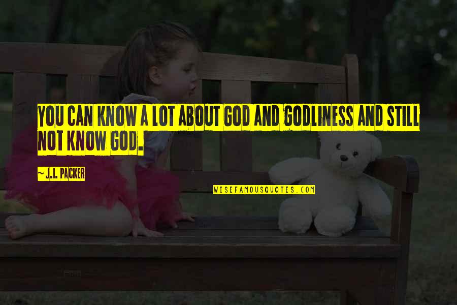Lower World Journey Quotes By J.I. Packer: You can know a lot about God and