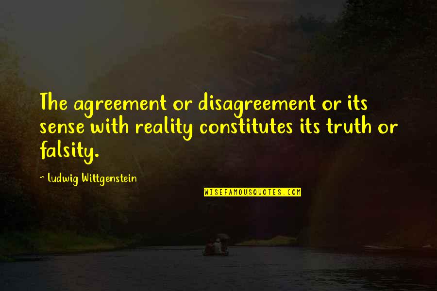 Ltanya Lemon Quotes By Ludwig Wittgenstein: The agreement or disagreement or its sense with Ltanya Lemon Quotes By Ludwig Wittgenstein: The agreement or disagreement or its sense with