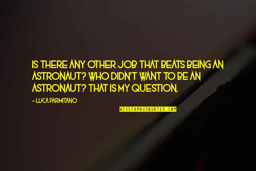 Luca Quotes By Luca Parmitano: Is there any other job that beats being