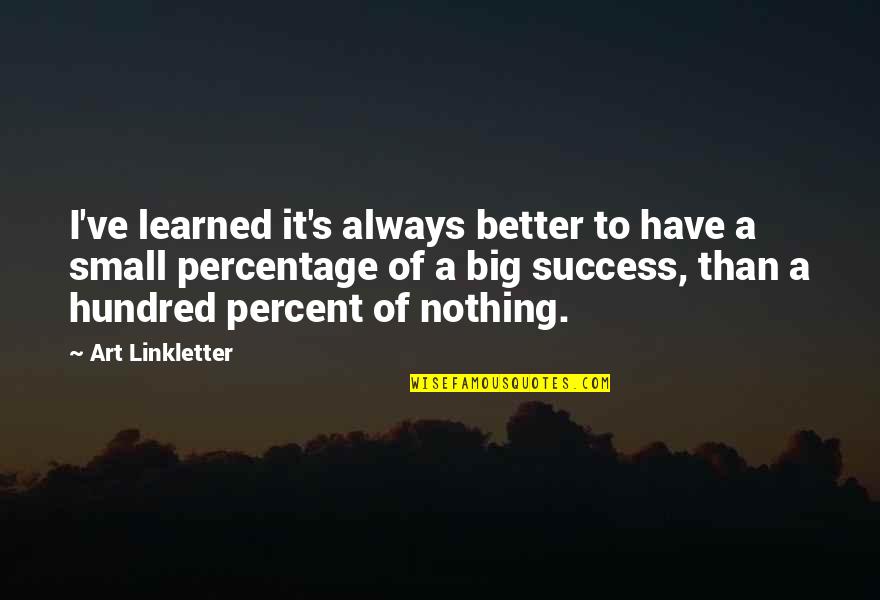 Lucius Verus Quotes By Art Linkletter: I've learned it's always better to have a Lucius Verus Quotes By Art Linkletter: I've learned it's always better to have a