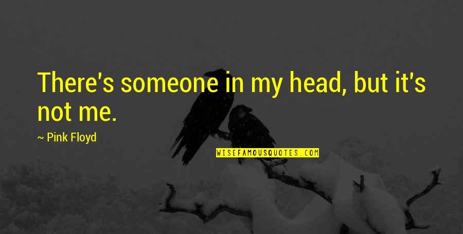 Ludwinski Financial Quotes By Pink Floyd: There's someone in my head, but it's not Ludwinski Financial Quotes By Pink Floyd: There's someone in my head, but it's not