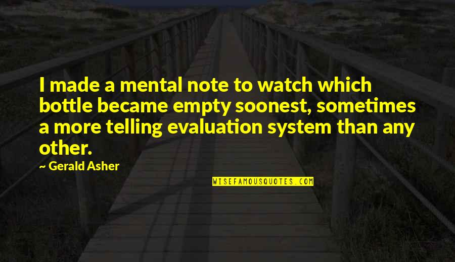 Luisma Puerto Quotes By Gerald Asher: I made a mental note to watch which Luisma Puerto Quotes By Gerald Asher: I made a mental note to watch which