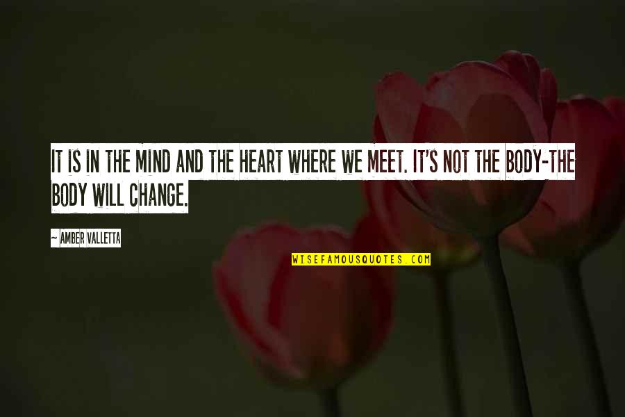 Luismi Y Quotes By Amber Valletta: It is in the mind and the heart Luismi Y Quotes By Amber Valletta: It is in the mind and the heart