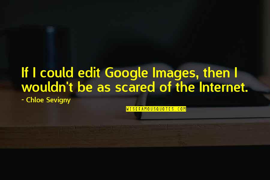 Lukanovic Adolf Quotes By Chloe Sevigny: If I could edit Google Images, then I