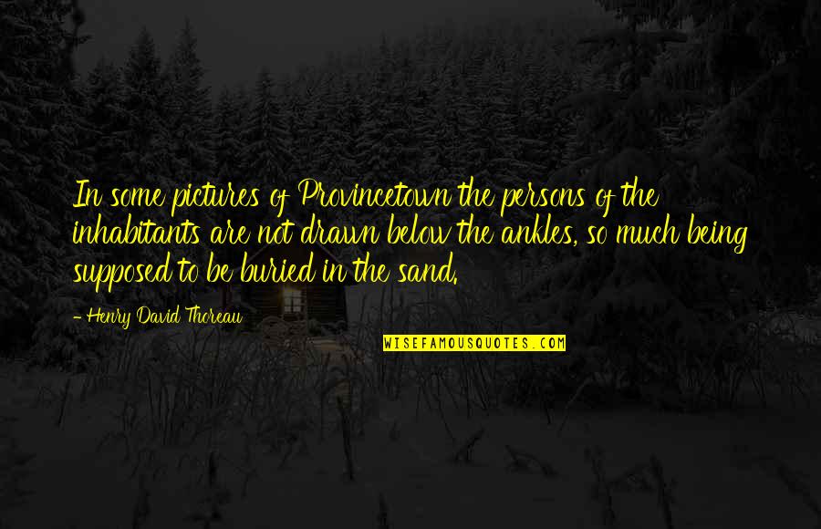 Lumbered Sentence Quotes By Henry David Thoreau: In some pictures of Provincetown the persons of Lumbered Sentence Quotes By Henry David Thoreau: In some pictures of Provincetown the persons of