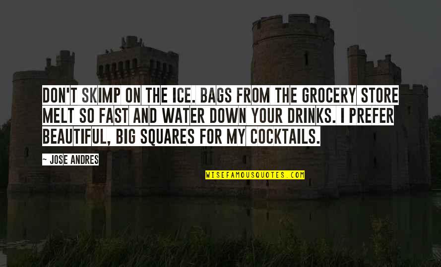 Lumix G9 Quotes By Jose Andres: Don't skimp on the ice. Bags from the Lumix G9 Quotes By Jose Andres: Don't skimp on the ice. Bags from the