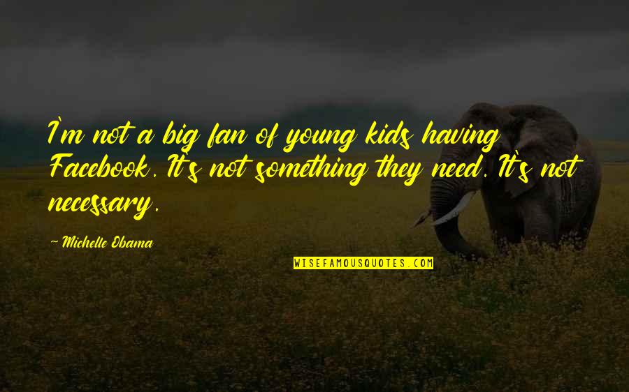 Lundahl Middle School Quotes By Michelle Obama: I'm not a big fan of young kids Lundahl Middle School Quotes By Michelle Obama: I'm not a big fan of young kids
