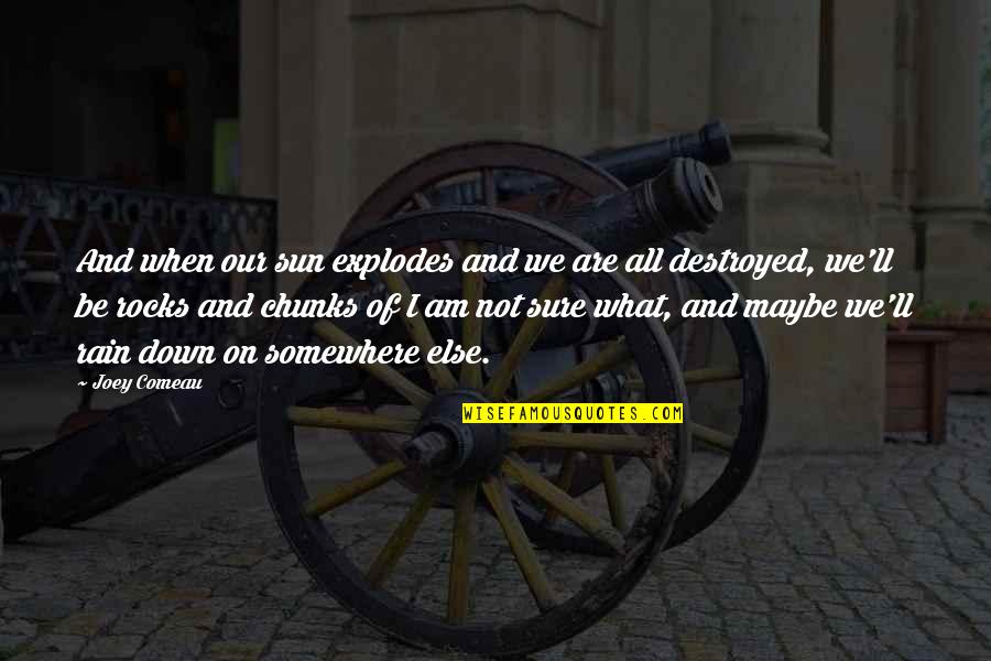 Lutke Na Quotes By Joey Comeau: And when our sun explodes and we are