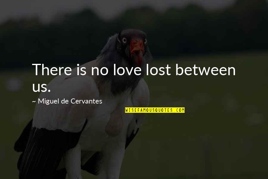 Luxuriousness Synonyms Quotes By Miguel De Cervantes: There is no love lost between us. Luxuriousness Synonyms Quotes By Miguel De Cervantes: There is no love lost between us.