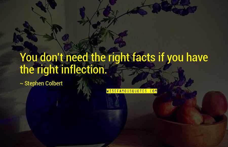 Luzon Quotes By Stephen Colbert: You don't need the right facts if you