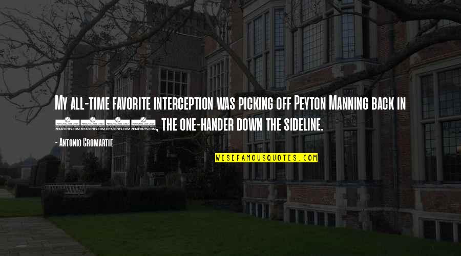 Lymphatic Quotes By Antonio Cromartie: My all-time favorite interception was picking off Peyton Lymphatic Quotes By Antonio Cromartie: My all-time favorite interception was picking off Peyton