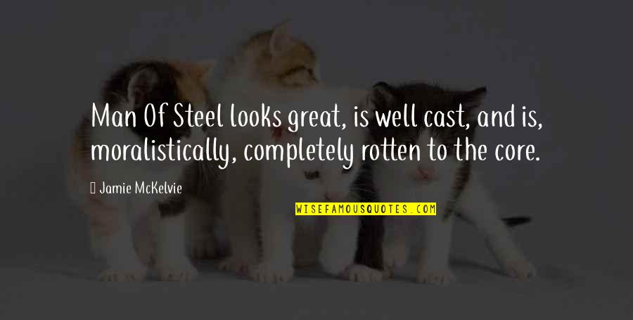 Lyngsat Quotes By Jamie McKelvie: Man Of Steel looks great, is well cast,