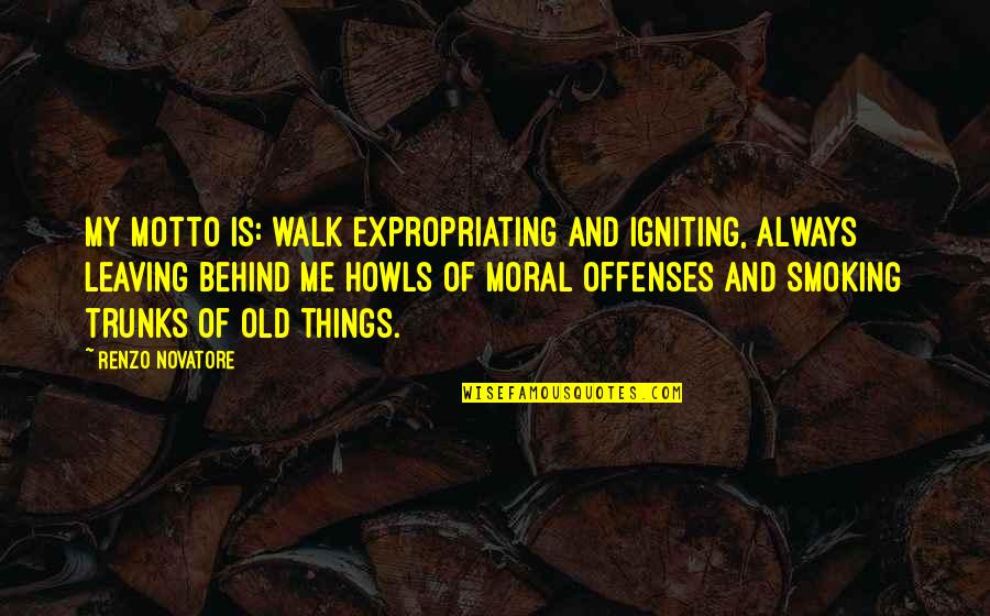 Lyngsat Quotes By Renzo Novatore: My motto is: walk expropriating and igniting, always Lyngsat Quotes By Renzo Novatore: My motto is: walk expropriating and igniting, always