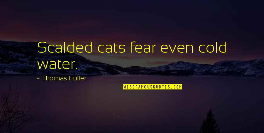 Lysenko Wikipedia Quotes By Thomas Fuller: Scalded cats fear even cold water.