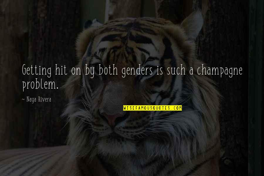 Lysenkoism Quotes By Naya Rivera: Getting hit on by both genders is such