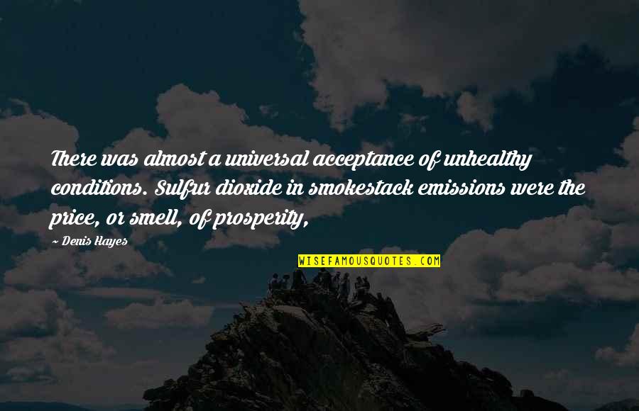 Lytta Hale Quotes By Denis Hayes: There was almost a universal acceptance of unhealthy