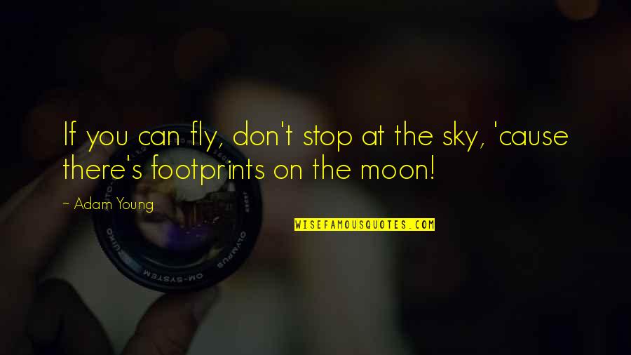 Lzenf Quotes By Adam Young: If you can fly, don't stop at the