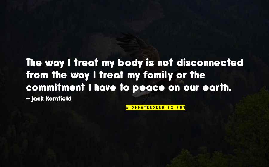M60 Patton Quotes By Jack Kornfield: The way I treat my body is not M60 Patton Quotes By Jack Kornfield: The way I treat my body is not