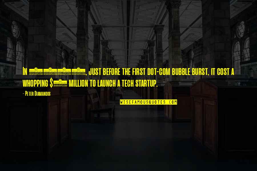 Macan Porsche Quotes By Peter Diamandis: In 2000, just before the first dot-com bubble