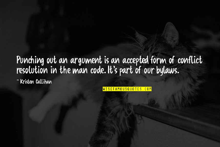 Macy's Stock Quotes By Kristen Callihan: Punching out an argument is an accepted form