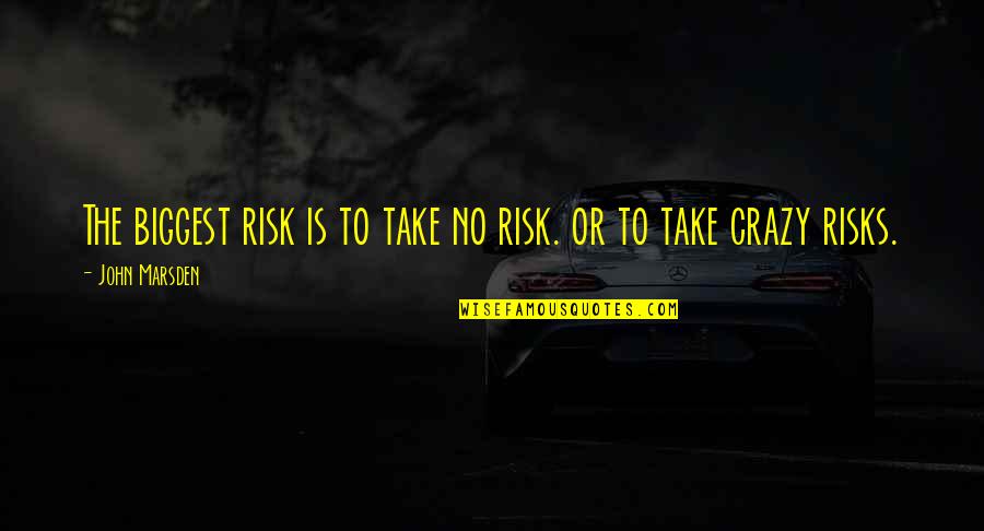 Maddreys Discriminant Quotes By John Marsden: The biggest risk is to take no risk. Maddreys Discriminant Quotes By John Marsden: The biggest risk is to take no risk.