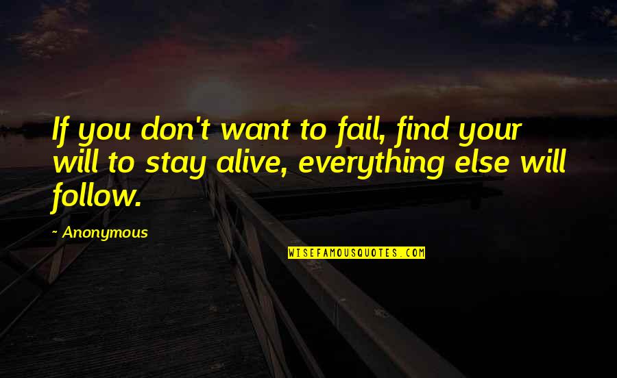 Maddy Ferguson Quotes By Anonymous: If you don't want to fail, find your