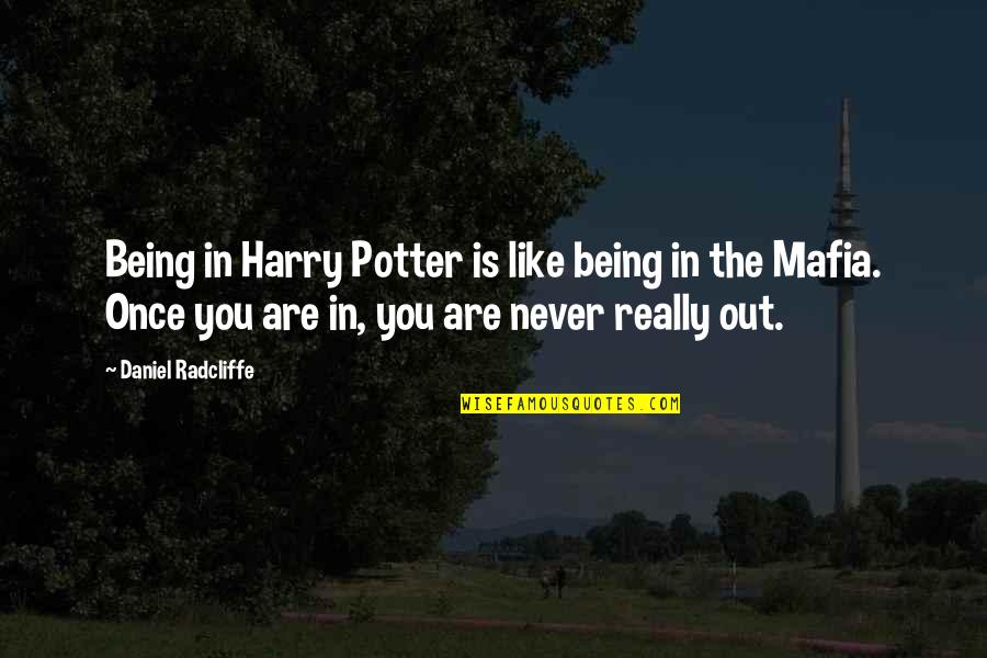 Mafia Quotes By Daniel Radcliffe: Being in Harry Potter is like being in