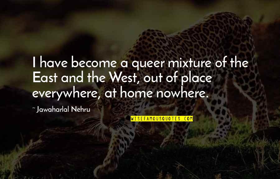 Magazine Layout Pull Quotes By Jawaharlal Nehru: I have become a queer mixture of the