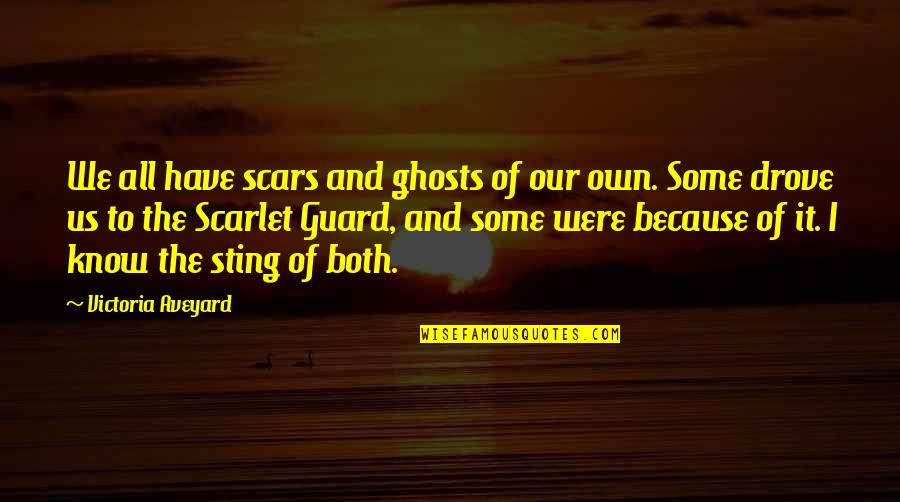 Magazzini Berton Quotes By Victoria Aveyard: We all have scars and ghosts of our Magazzini Berton Quotes By Victoria Aveyard: We all have scars and ghosts of our