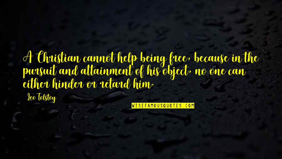 Magick Ovladac Lg Quotes By Leo Tolstoy: A Christian cannot help being free, because in Magick Ovladac Lg Quotes By Leo Tolstoy: A Christian cannot help being free, because in