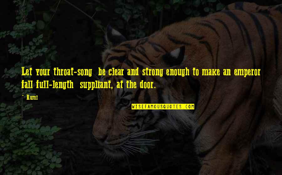 Magna Tiles Quotes By Rumi: Let your throat-song be clear and strong enough