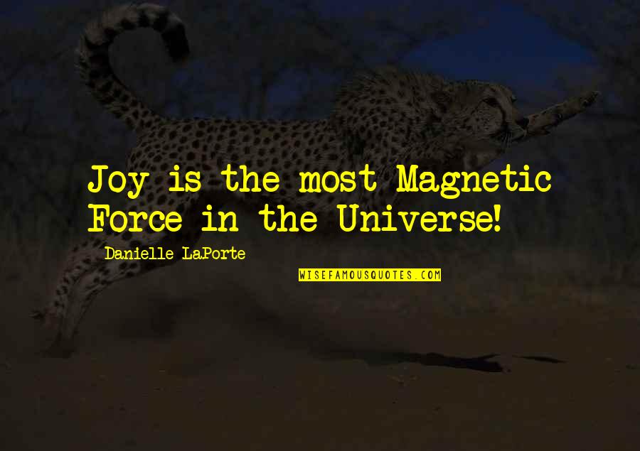Magnetic Quotes By Danielle LaPorte: Joy is the most Magnetic Force in the