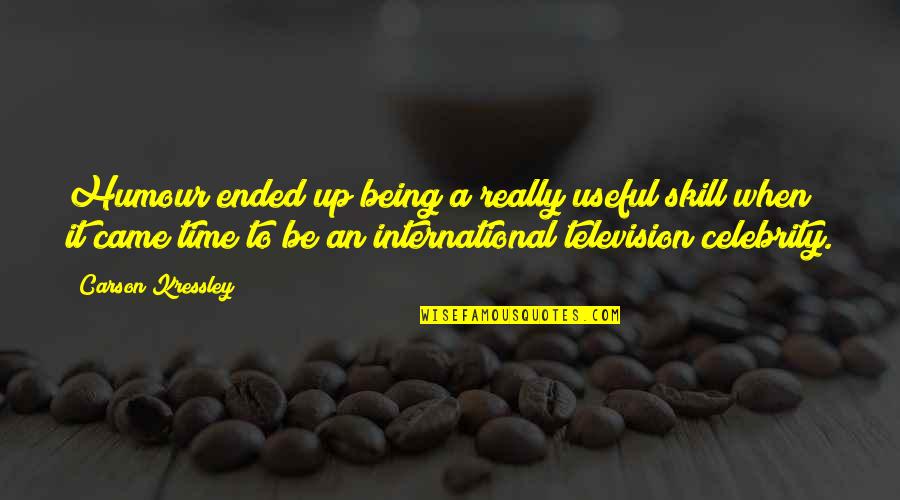 Magnini Amanda Quotes By Carson Kressley: Humour ended up being a really useful skill