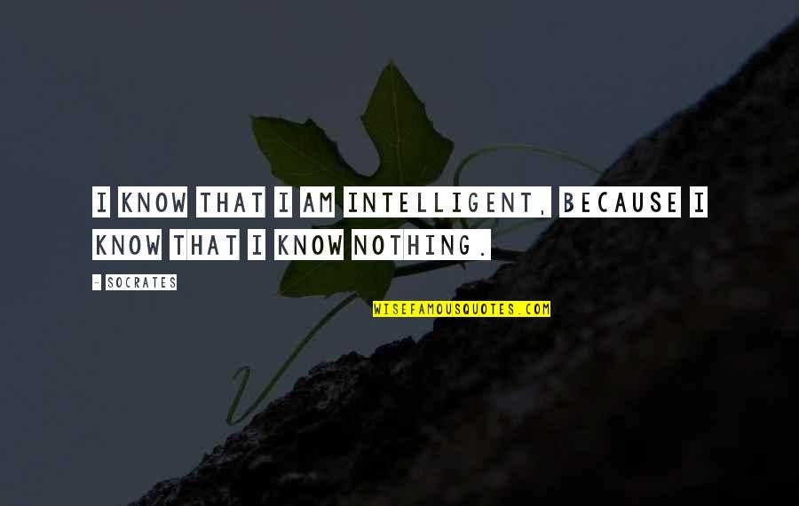 Majdouline Mouaki Quotes By Socrates: I know that I am intelligent, because I