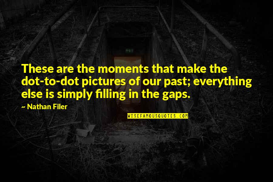 Make Pictures Out Of Quotes By Nathan Filer: These are the moments that make the dot-to-dot Make Pictures Out Of Quotes By Nathan Filer: These are the moments that make the dot-to-dot