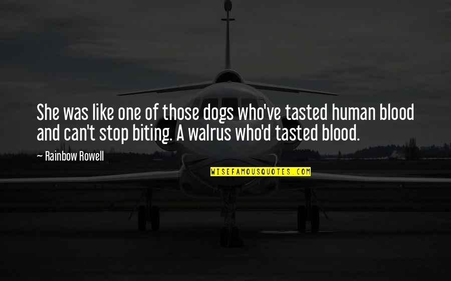 Make Someone Feel Like They Belong Quotes By Rainbow Rowell: She was like one of those dogs who've