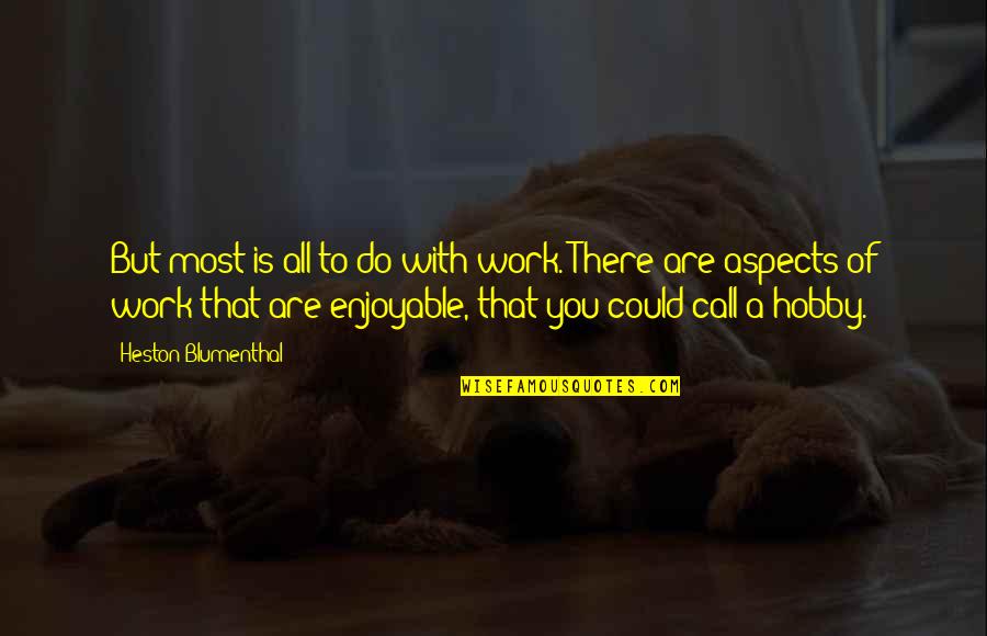 Makelaar Almere Quotes By Heston Blumenthal: But most is all to do with work. Makelaar Almere Quotes By Heston Blumenthal: But most is all to do with work.