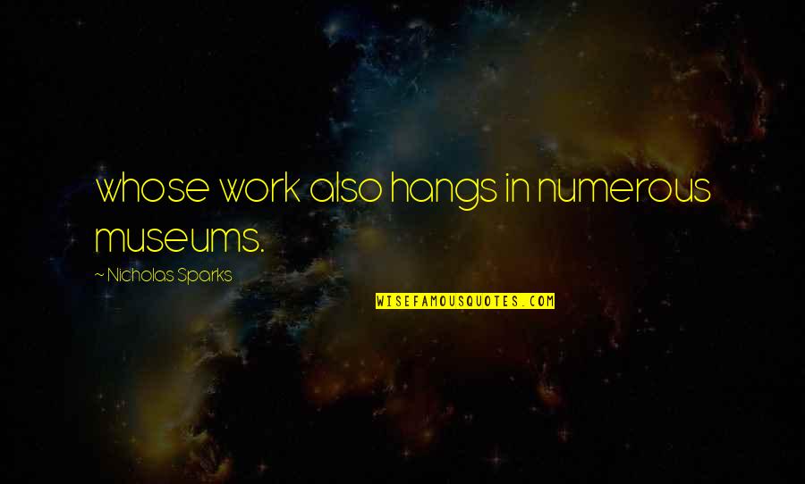 Makepeace And Dempsey Quotes By Nicholas Sparks: whose work also hangs in numerous museums. Makepeace And Dempsey Quotes By Nicholas Sparks: whose work also hangs in numerous museums.