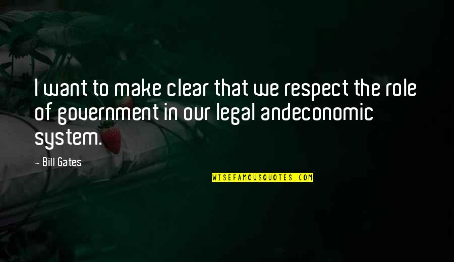 Maketavimas Quotes By Bill Gates: I want to make clear that we respect Maketavimas Quotes By Bill Gates: I want to make clear that we respect