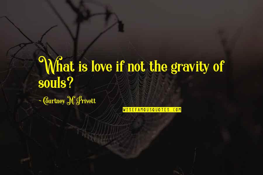 Making A Good Wife Quotes By Courtney M. Privett: What is love if not the gravity of